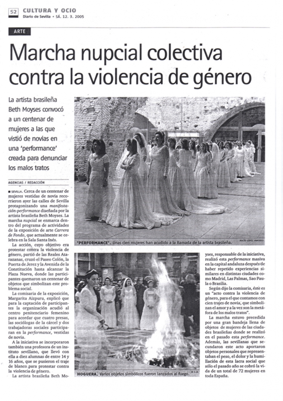 Diario de Sevilla – Cultura y Ocio – 2005 – Sevilla – España